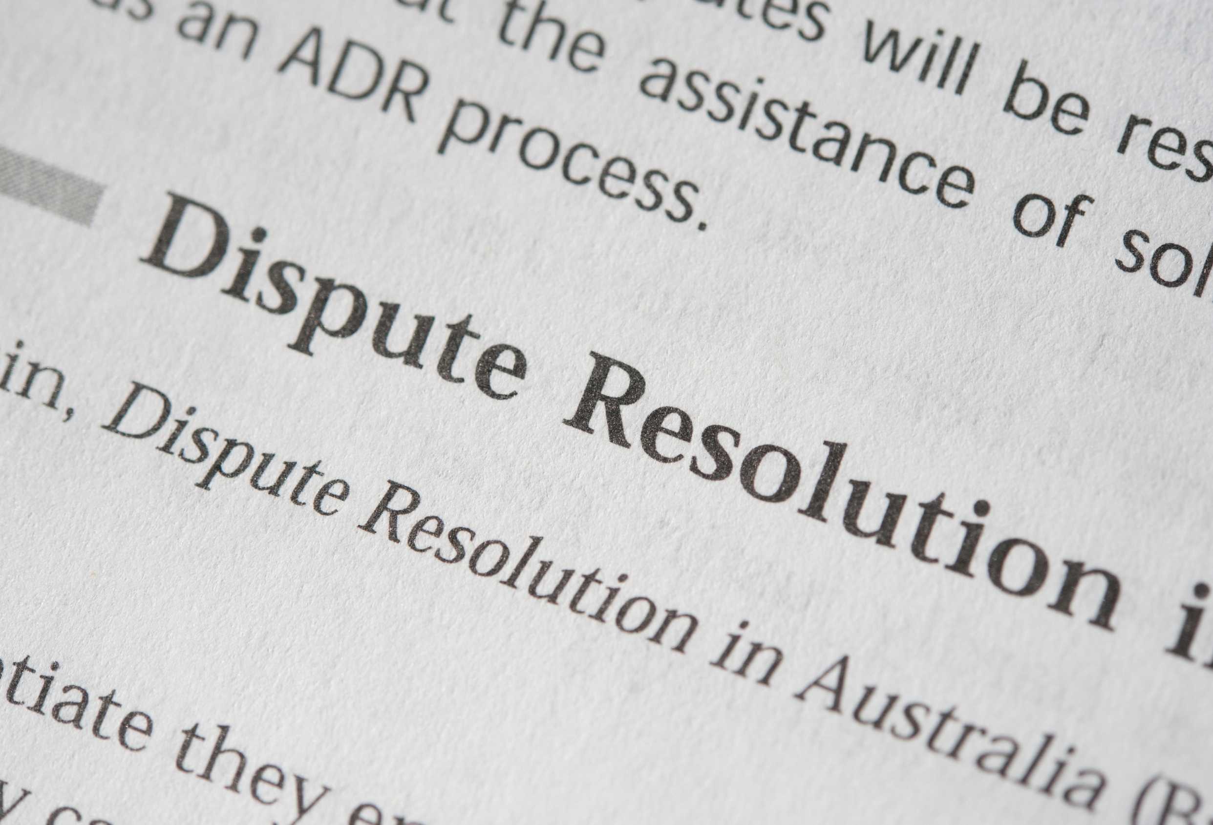 Settling out of court with Family dispute resolution